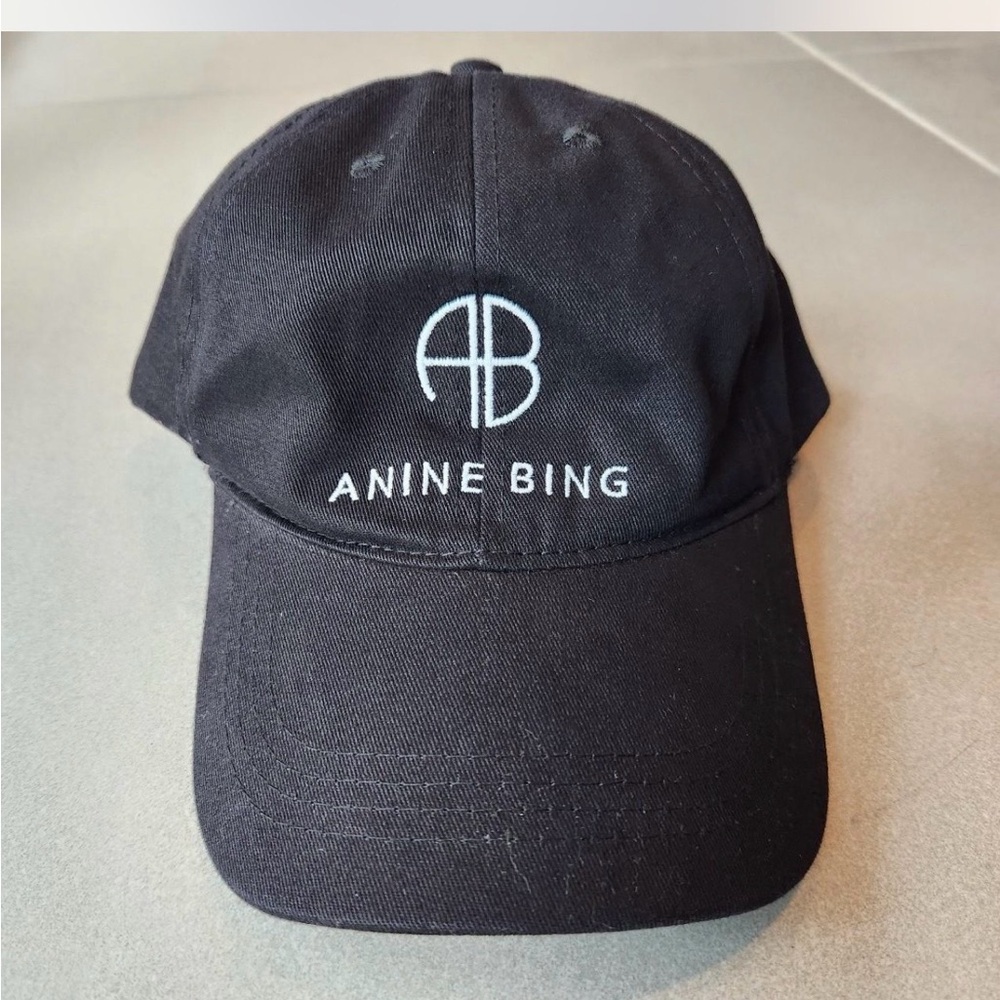 Anine Bing Sport Black Cap